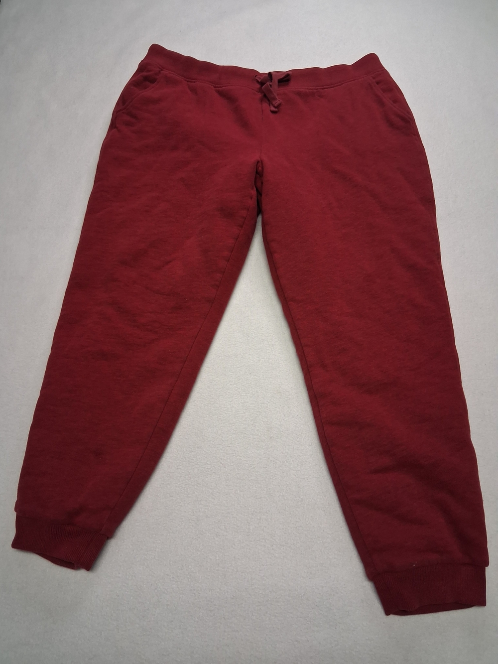 L.L. Bean Burgundy Drawstring Joggers
